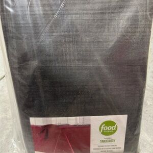 Food Network Black Tablecloth